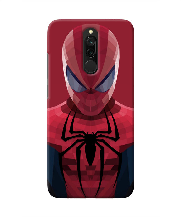 Spiderman Art Redmi 8 Real 4D Back Cover