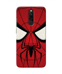 Spiderman Face Redmi 8 Real 4D Back Cover