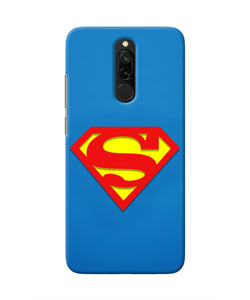 Superman Blue Redmi 8 Real 4D Back Cover