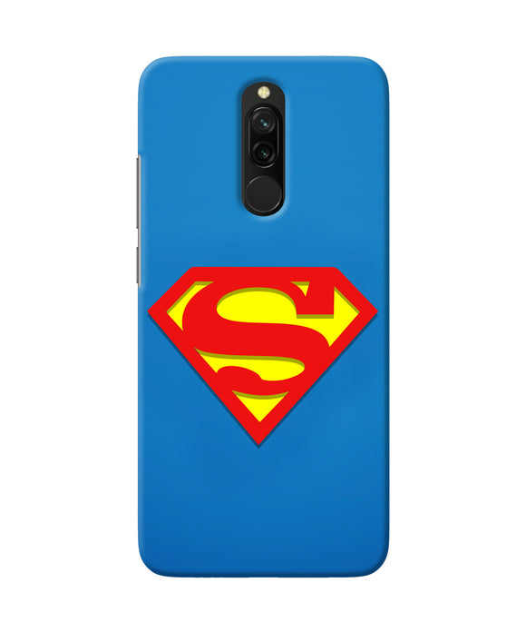 Superman Blue Redmi 8 Real 4D Back Cover