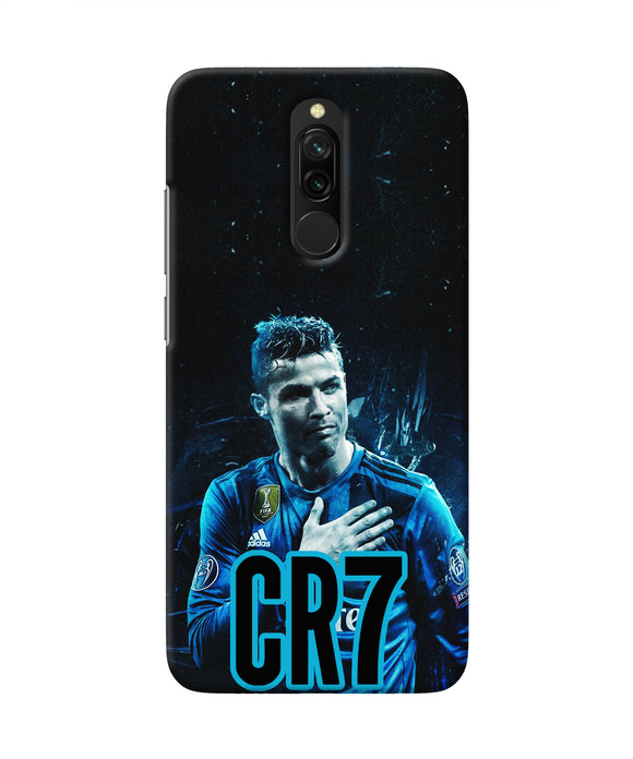 Christiano Ronaldo Blue Redmi 8 Real 4D Back Cover