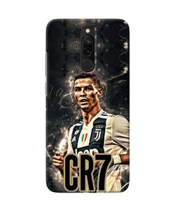 CR7 Dark Redmi 8 Real 4D Back Cover