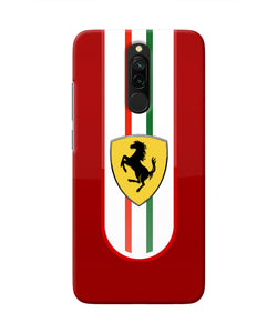 Ferrari Art Redmi 8 Real 4D Back Cover