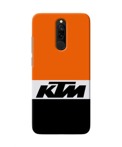 KTM Colorblock Redmi 8 Real 4D Back Cover