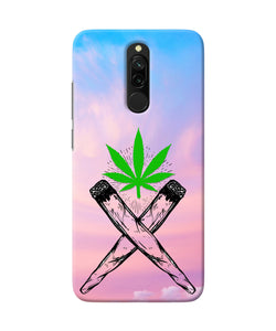 Weed Dreamy Redmi 8 Real 4D Back Cover