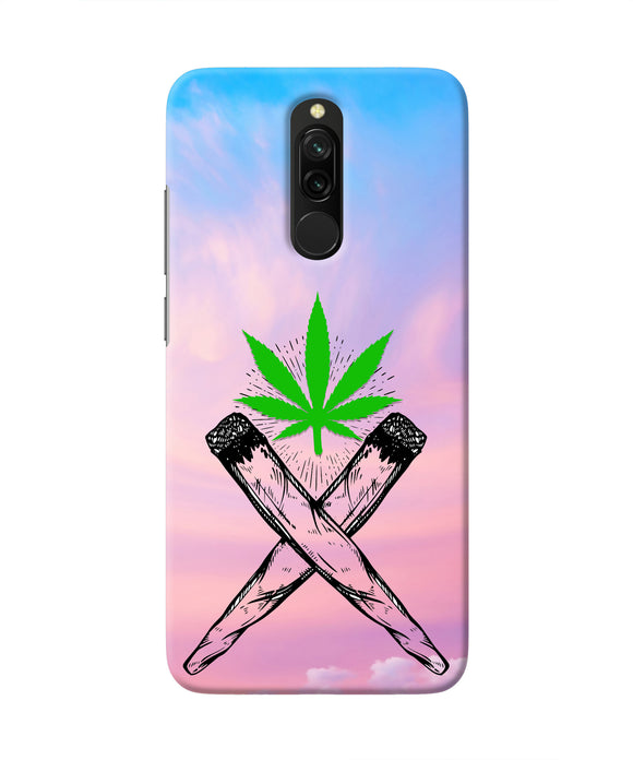 Weed Dreamy Redmi 8 Real 4D Back Cover