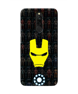 Iron Man Suit Redmi 8 Real 4D Back Cover