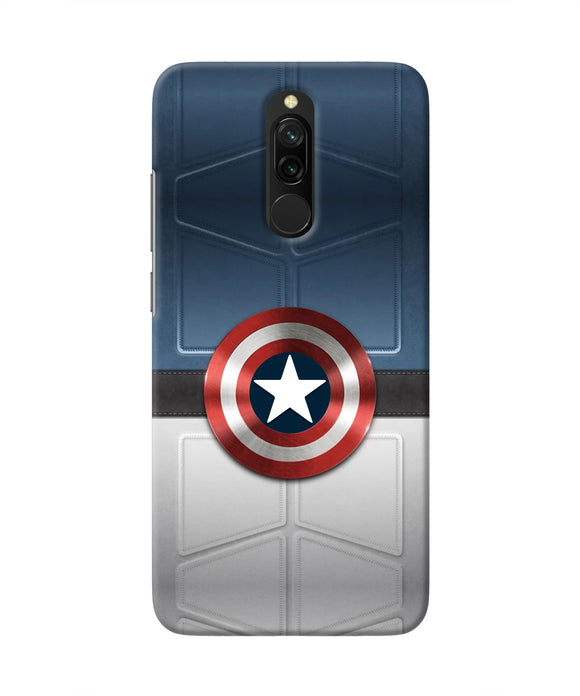 Captain America Suit Redmi 8 Real 4D Back Cover