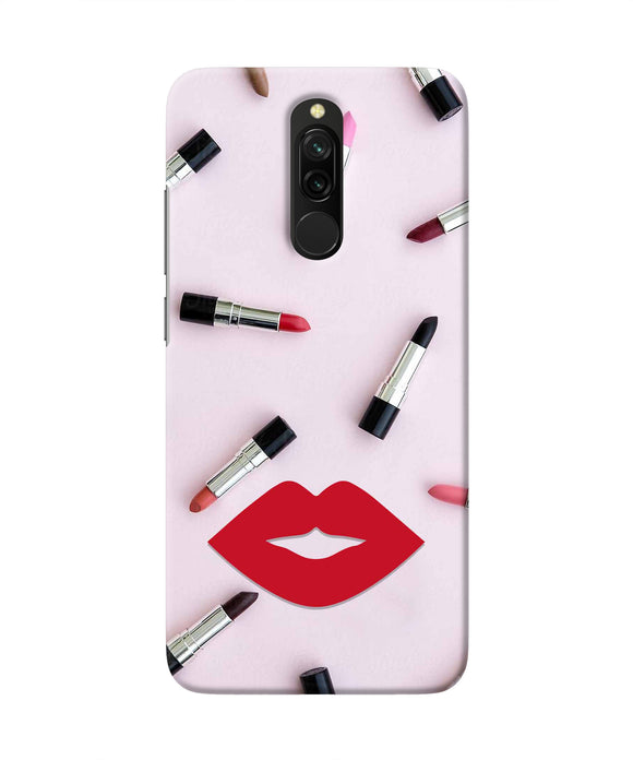 Lips Lipstick Shades Redmi 8 Real 4D Back Cover