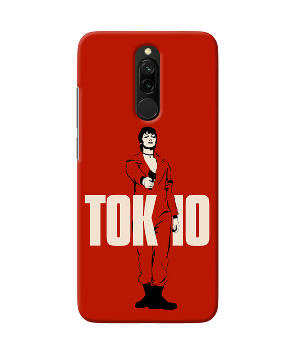 Money Heist Tokyo With Gun Redmi 8 Back Cover