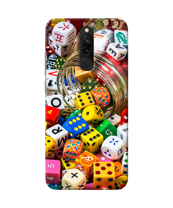 Colorful Dice Redmi 8 Back Cover