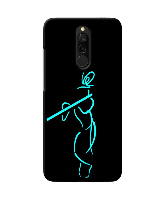 Lord Krishna Sketch Redmi 8 Back Cover