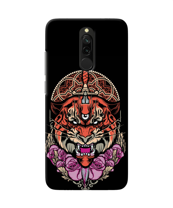 Abstract Tiger Redmi 8 Back Cover