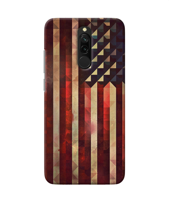 Vintage Us Flag Redmi 8 Back Cover