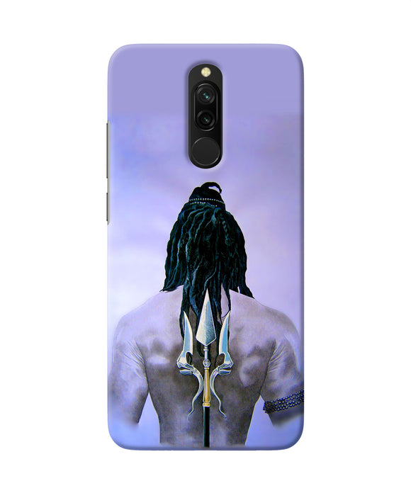 Lord Shiva Back Redmi 8 Back Cover