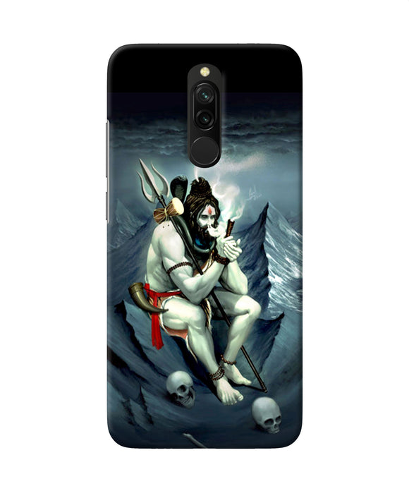 Lord Shiva Chillum Redmi 8 Back Cover