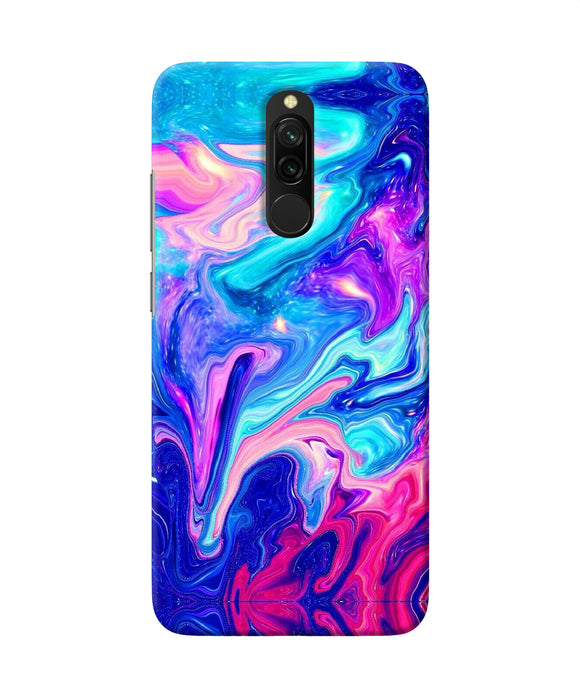 Abstract Colorful Water Redmi 8 Back Cover