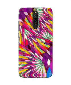 Abstract Colorful Print Redmi 8 Back Cover