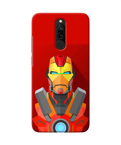 Ironman Print Redmi 8 Back Cover