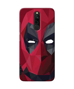 Abstract Deadpool Mask Redmi 8 Back Cover