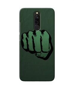 Hulk Smash Logo Redmi 8 Back Cover