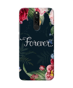 Forever Flower Redmi 8 Back Cover