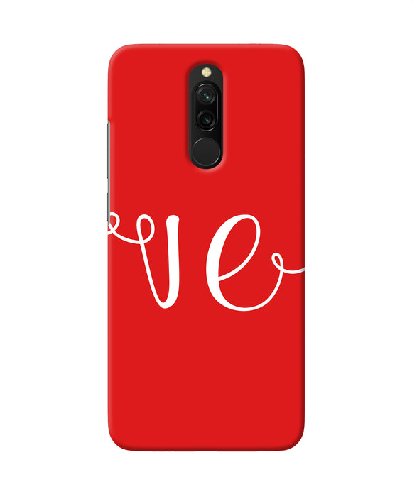 Love Two Redmi 8 Back Cover