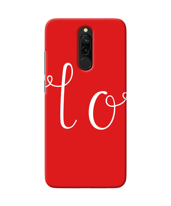 Love One Redmi 8 Back Cover