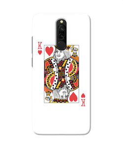 Heart King Card Redmi 8 Back Cover