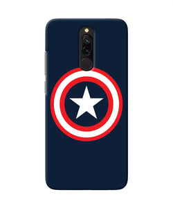 Captain America Logo Redmi 8 Back Cover