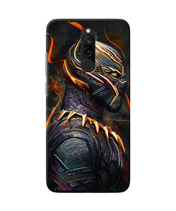 Black Panther Side Face Redmi 8 Back Cover