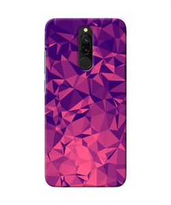 Abstract Red Blue Shine Redmi 8 Back Cover