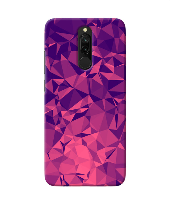 Abstract Red Blue Shine Redmi 8 Back Cover