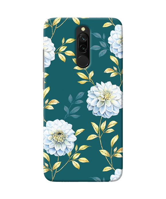 Flower Canvas Redmi 8 Back Cover