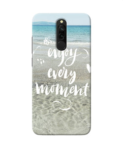 Enjoy Every Moment Sea Redmi 8 Back Cover