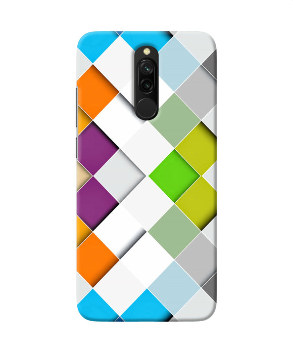 Abstract Color Box Redmi 8 Back Cover