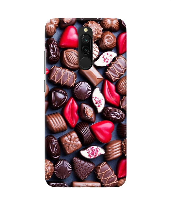 Valentine Special Chocolates Redmi 8 Back Cover