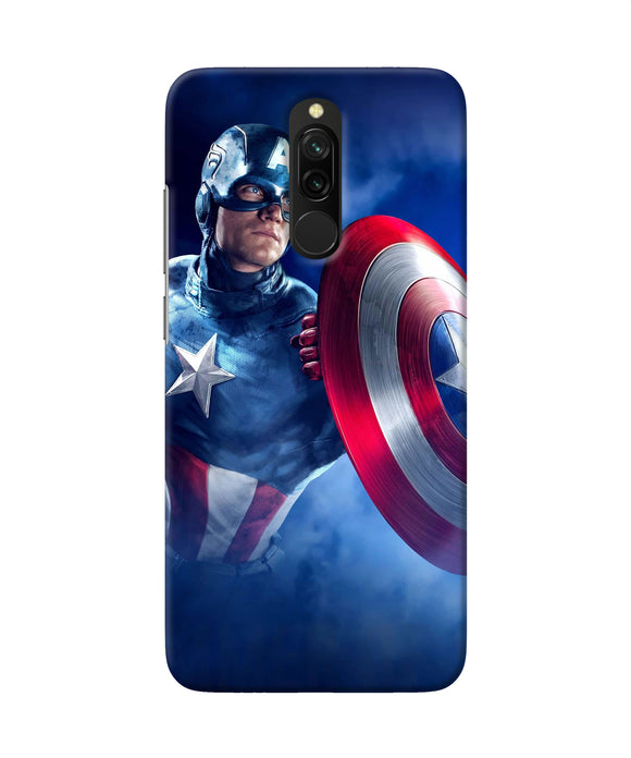 Captain America On Sky Redmi 8 Back Cover