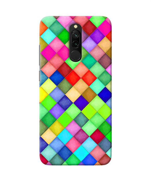 Abstract Colorful Squares Redmi 8 Back Cover