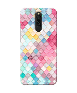 Colorful Fish Skin Redmi 8 Back Cover