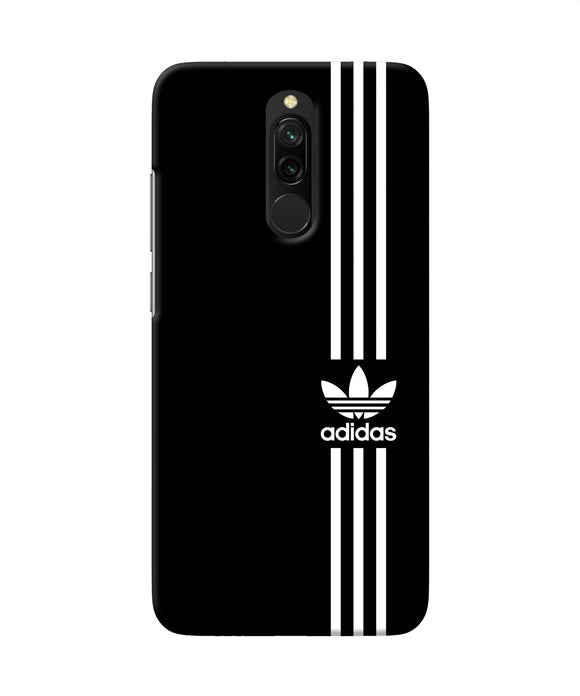 Adidas Strips Logo Redmi 8 Back Cover