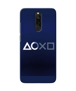 Aoxo Logo Redmi 8 Back Cover