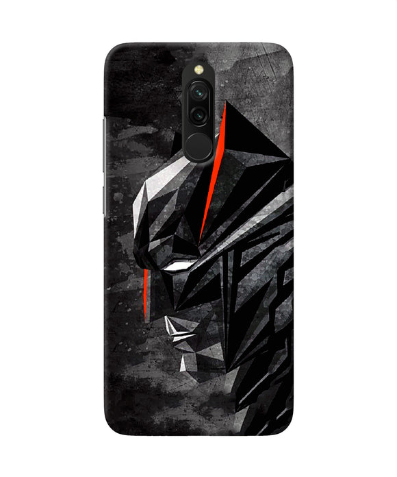 Batman Black Side Face Redmi 8 Back Cover