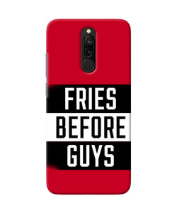 Fries Before Guys Quote Redmi 8 Back Cover