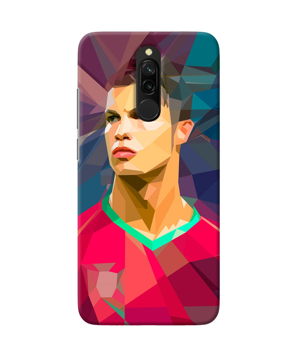 Abstract Ronaldo Redmi 8 Back Cover