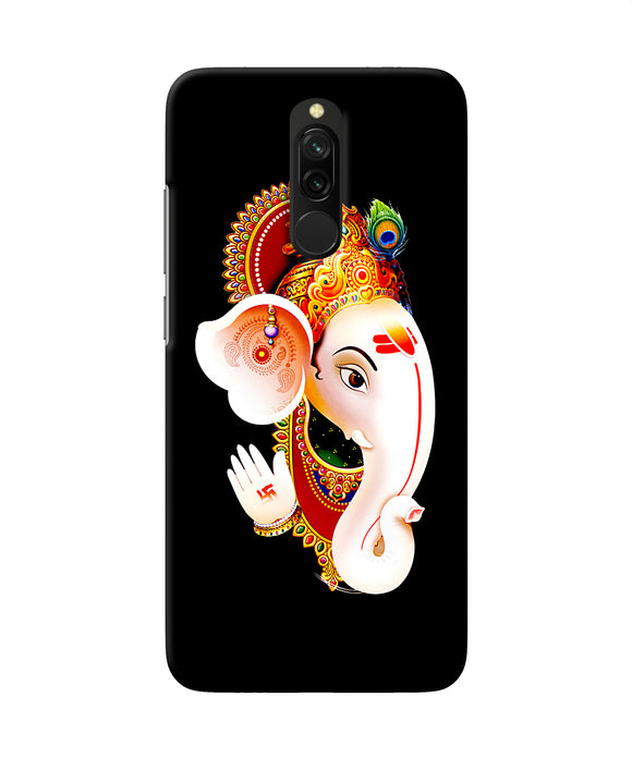 Lord Ganesh Face Redmi 8 Back Cover