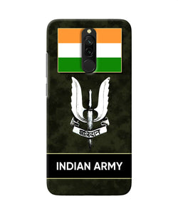 Indian Flag Balidan Logo Redmi 8 Back Cover