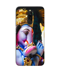 Lord Ganesh Statue Redmi 8 Back Cover