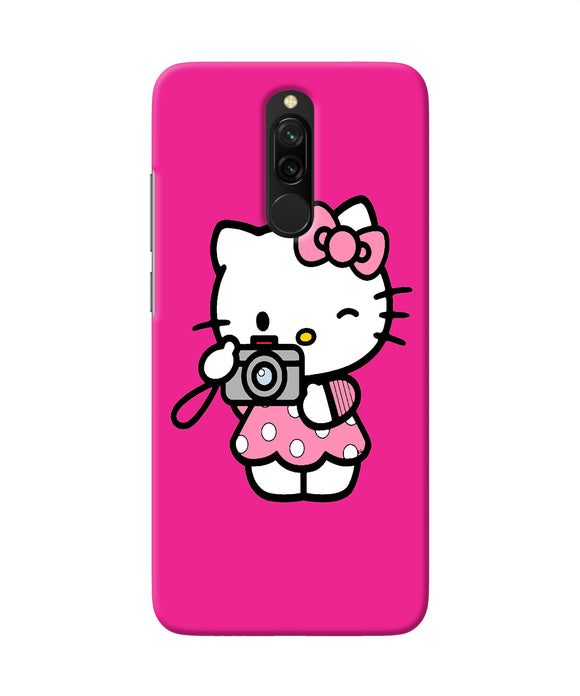 Hello Kitty Cam Pink Redmi 8 Back Cover