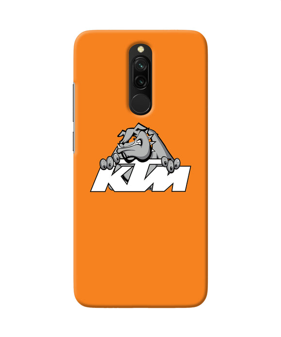 Ktm Dog Logo Redmi 8 Back Cover